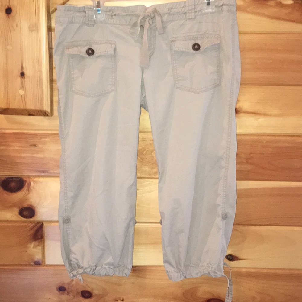 American Eagle khaki pants. Wear 3 ways.